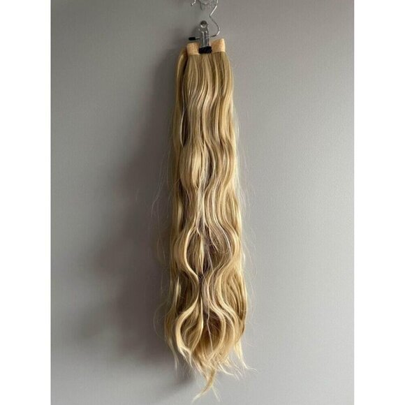 Blonde synthetic wrap ponytail
